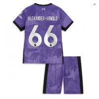 Koszulka piłkarska Liverpool Alexander-Arnold #66 Strój Trzeci dla dzieci 2023-24 tanio Krótki Rękaw (+ Krótkie spodenki)